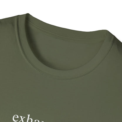 Exhausted (Text Only) T-shirt