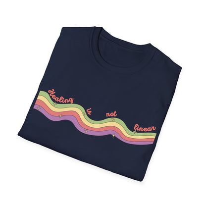 Healing Is Not Linear (Groovy) T-shirt