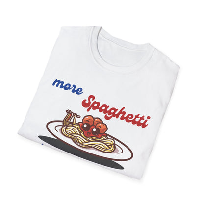 More Spaghetti Less Upsetti (Retro) T-shirt