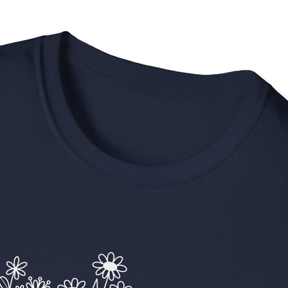 You Belong Among The Wildflowers (Line Art) T-shirt