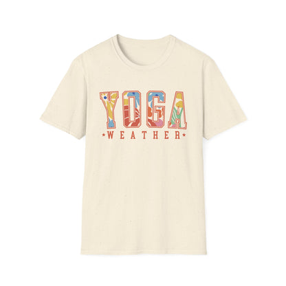 Yoga Weather (Bright Floral) T-shirt