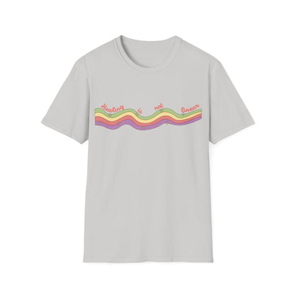 Healing Is Not Linear (Groovy) T-shirt
