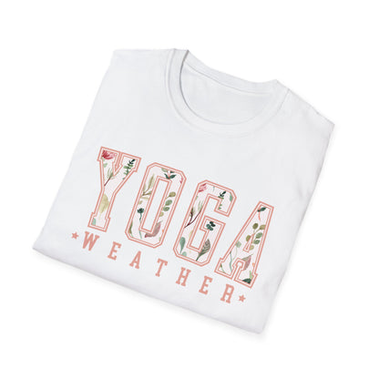 Yoga Weather (Watercolor Floral) T-shirt