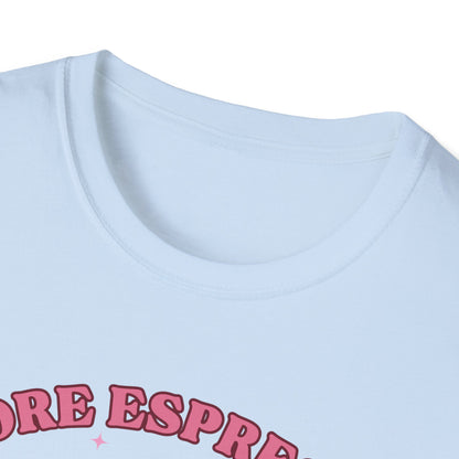 More Espresso, Less Depresso (Coffee & Heart) T-shirt