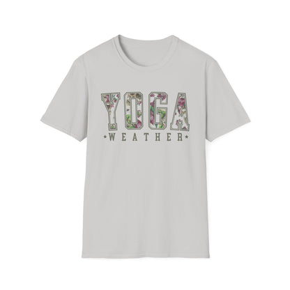 Yoga Weather (Flower & Skulls) T-shirt