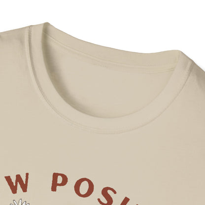 Grow Positive Thoughts (Botanical Skull) T-shirt
