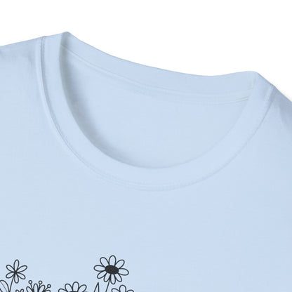 You Belong Among The Wildflowers (Line Art) T-shirt