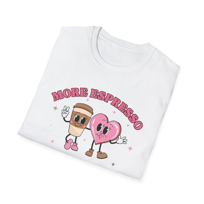 More Espresso, Less Depresso (Coffee & Heart) T-shirt