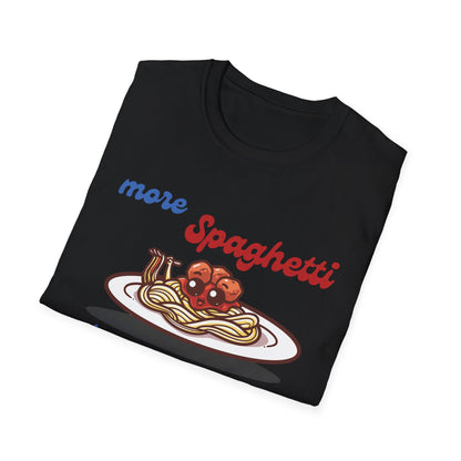 More Spaghetti Less Upsetti (Retro) T-shirt