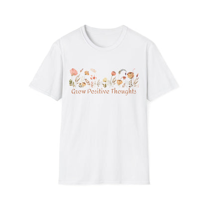Grow Positive Thoughts (Watercolor) T-shirt