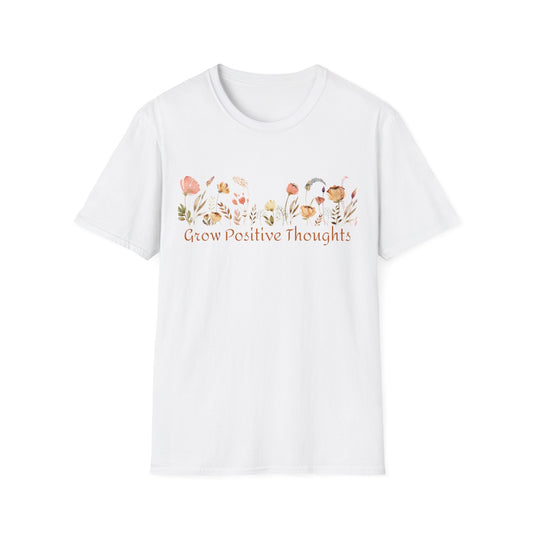 Grow Positive Thoughts (Watercolor) T-shirt