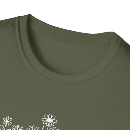 You Belong Among The Wildflowers (Line Art) T-shirt