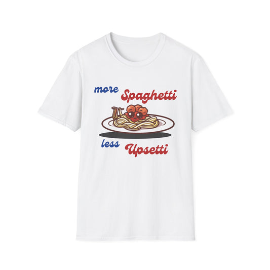 More Spaghetti Less Upsetti (Retro) T-shirt