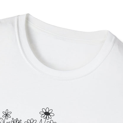 You Belong Among The Wildflowers (Line Art) T-shirt