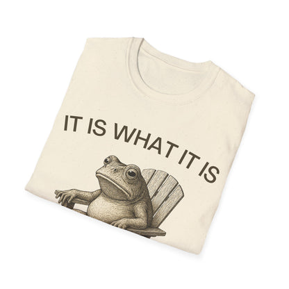 It Is What It Is And It Is Not Great (Frog) T-shirt