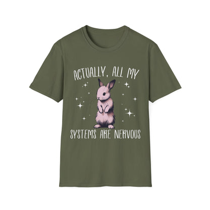 Actually, All My Systems Are Nervous T-shirt