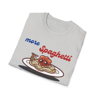 More Spaghetti Less Upsetti (Retro) T-shirt