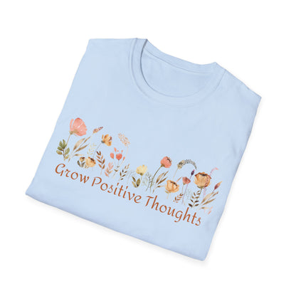 Grow Positive Thoughts (Watercolor) T-shirt