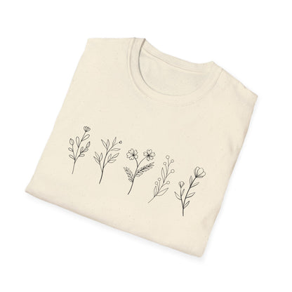 Botanical Line Drawing T-shirt
