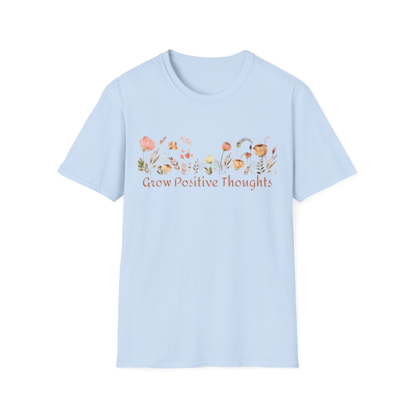 Grow Positive Thoughts (Watercolor) T-shirt