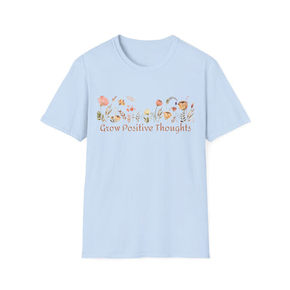 Grow Positive Thoughts (Watercolor) T-shirt