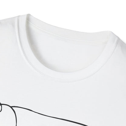 Not Today Cat (Line Art) T-shirt