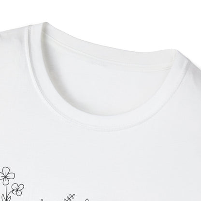 Grow Positive Thoughts (Line Art) T-shirt