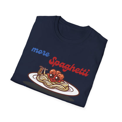More Spaghetti Less Upsetti (Retro) T-shirt