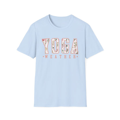 Yoga Weather (Watercolor Floral) T-shirt