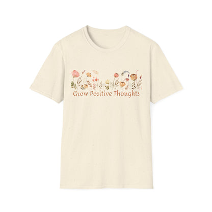 Grow Positive Thoughts (Watercolor) T-shirt