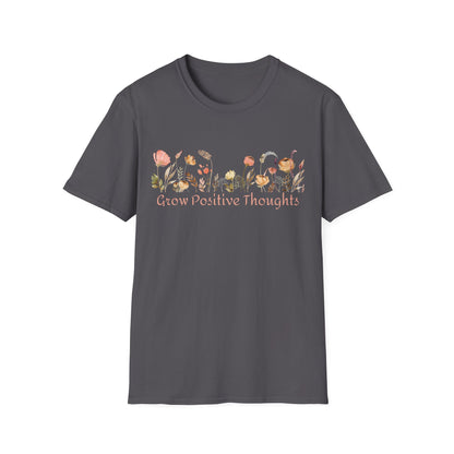 Grow Positive Thoughts (Watercolor) T-shirt