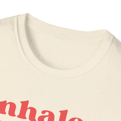 Inhale. Hold. Exhale. Bruh (Retro) T-shirt