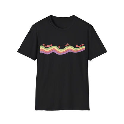 Healing Is Not Linear (Groovy) T-shirt
