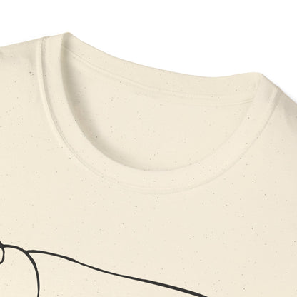Not Today Cat (Line Art) T-shirt