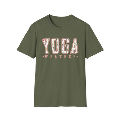 Yoga Weather (Watercolor Floral) T-shirt
