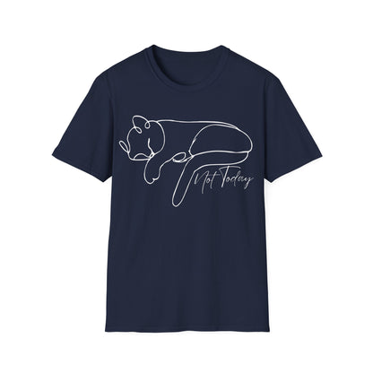 Not Today Cat (Line Art) T-shirt