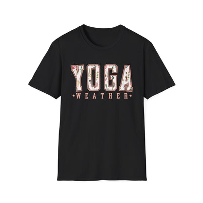 Yoga Weather (Watercolor Floral) T-shirt