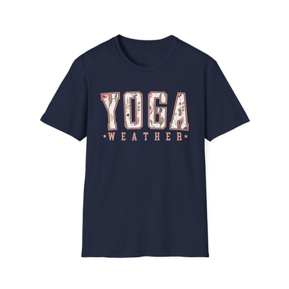 Yoga Weather (Watercolor Floral) T-shirt