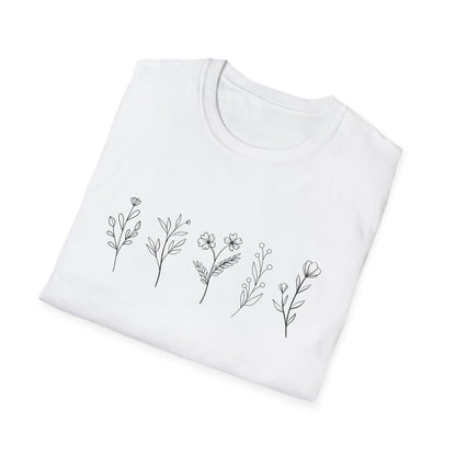Botanical Line Drawing T-shirt