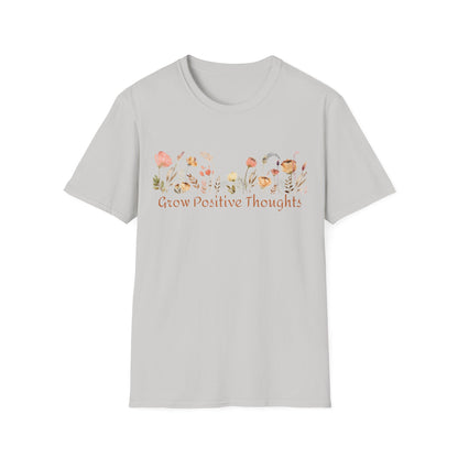 Grow Positive Thoughts (Watercolor) T-shirt