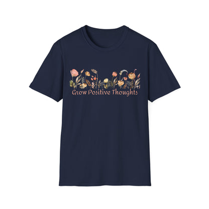 Grow Positive Thoughts (Watercolor) T-shirt