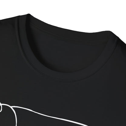 Not Today Cat (Line Art) T-shirt