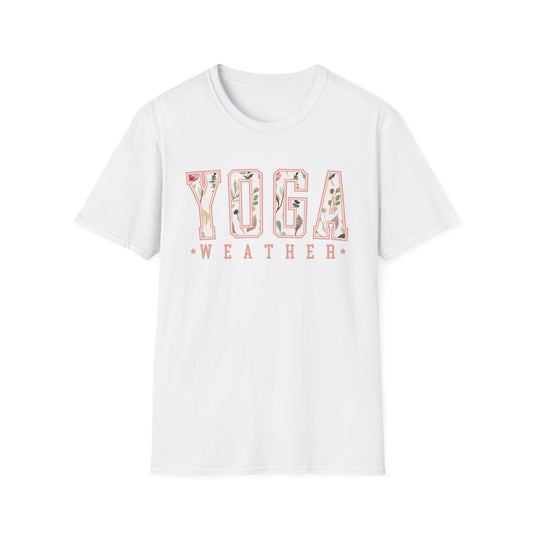 Yoga Weather (Watercolor Floral) T-shirt