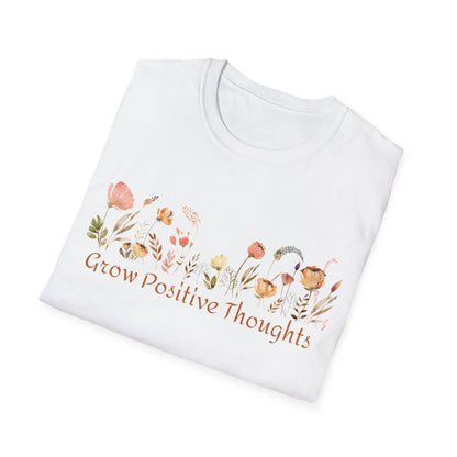 Grow Positive Thoughts (Watercolor) T-shirt