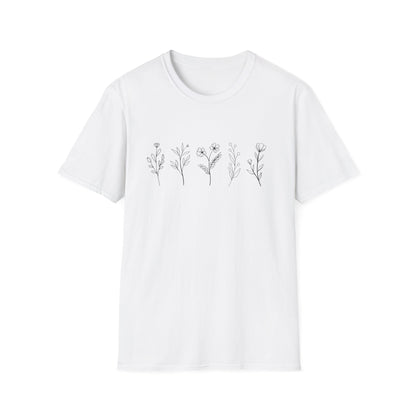 Botanical Line Drawing T-shirt