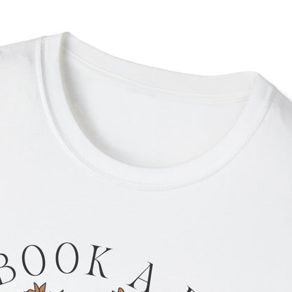 A Book A Day Keeps The Mental Breakdown Away (Botanical) T-shirt