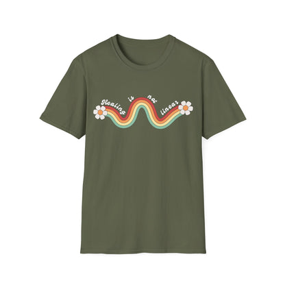 Healing Is Not Linear (Retro) T-shirt