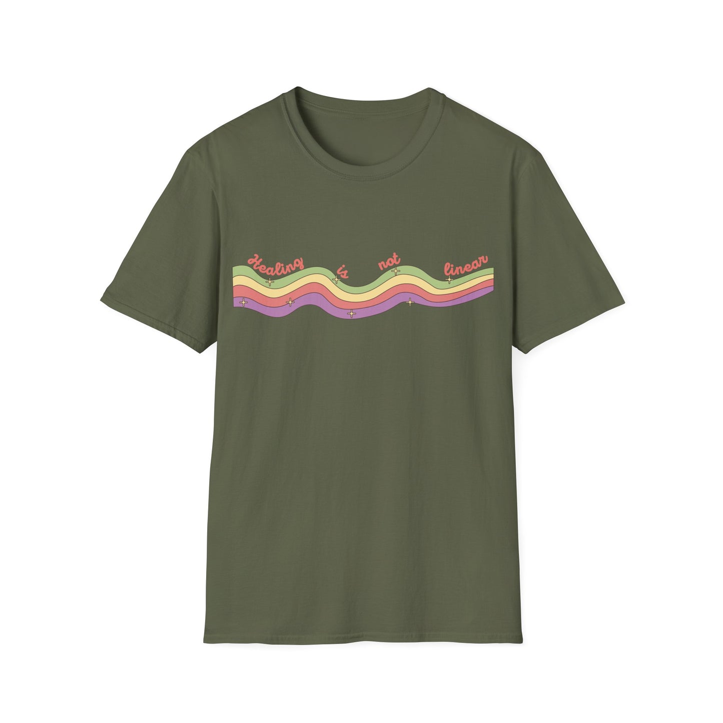 Healing Is Not Linear (Groovy) T-shirt