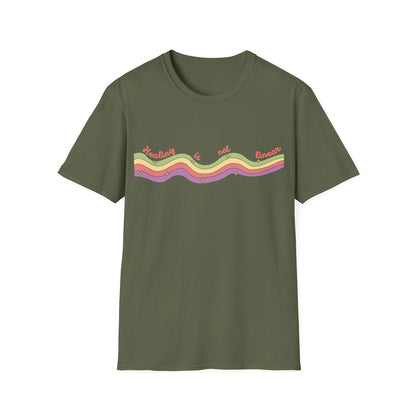 Healing Is Not Linear (Groovy) T-shirt